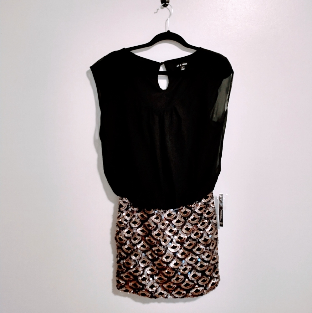 NWT As U Wish sequin dress size medium
